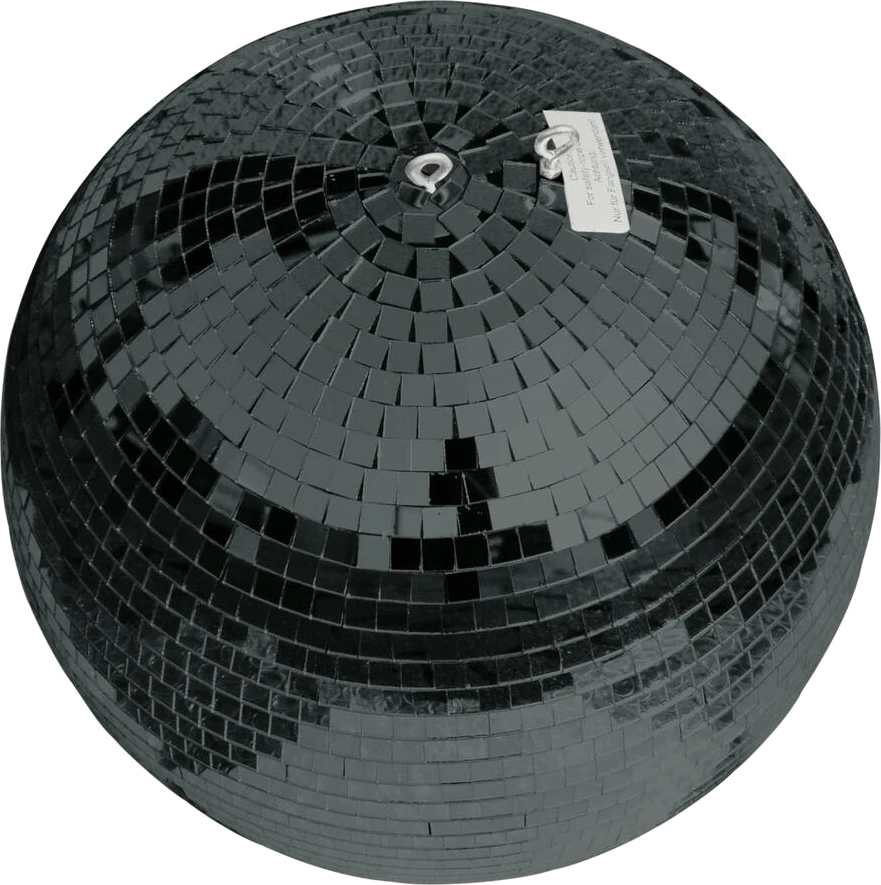 Eurolite 30cm-es fekete tükörgömb